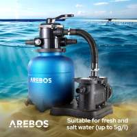 AREBOS Sistema de Filtrado de Arena con Bomba de 350 W - Eficiente y Fácil de Usar - details 22
