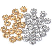 Mini Espaciadores De Daisy En Acero Inoxidable Con Forma De Copo De Nieve Para Fabricación De Joyas Pulseras Collares Y Artesanía - details 3