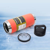 Botella Deportiva De 27oz/800ml Con Manija Aislada Para Exteriores Camping Viajes Resistente Al Agua Y Bacterias Sin Químicos De Alta Importancia - details 5