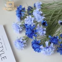 1pc Girasol Artificiales De Seda 3 Cabezas Guirnalda De Navidad Para Decoración De Hogar Y Boda Adorno De Vaso De Flores - details 4