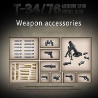 Bloques De Construcción Militar Sherman M4A3 Tanque Medio UK Churchill KV-1 Panzer IV T-34 Juguetes Educativos Para Niños Regalos Para Adultos - details 11