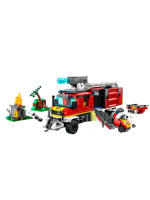 Juego De Construcción Para Niños 502PCS Ciudad Serie Unidad De Comando De Incendio Rescate Camión De Bomberos Modelo Móvil Juguetes Para Niños Regalos Para Niñas Y Niños - details 0
