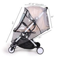 Cubierta transparente para la lluvia del cochecito, protector Universal impermeable para cochecito de bebé, cubierta para la lluvia - details 0