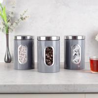 3 Etiquetas en Blanco para personalizar ON almacenamiento. Aptas para Azúcar, tea, café, etc Tarros para almacenamiento varios - details 4