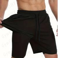 Nuevos Shorts De Playa Para Hombres Entrenamiento De Fitness Verano 2 En 1 Secado Rápido Gimnasio Correr Deporte Al Aire Libre Pantalones Cortos De Deporte Para Hombres - details 26