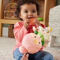 Fisher-Price  mi primera Muñeca de trapo abracitos y ruiditos con sonajero y mordedor  +6 Meses Mattel HXK44 - details 2