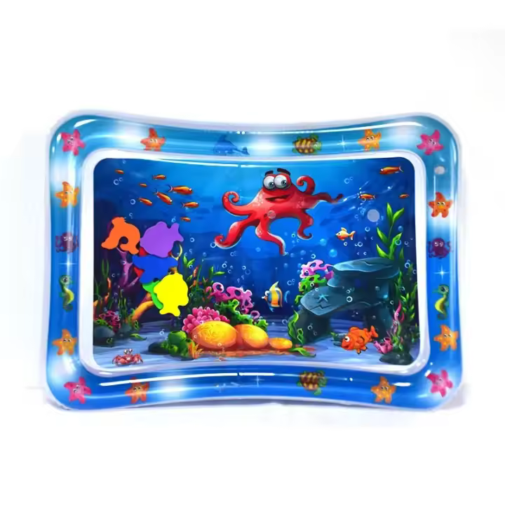 Manta De Agua Inflable Para Bebés Matriz De Juego Educativo PVC Para Niños Actividad De Verano Desarrollo Infantil - 1