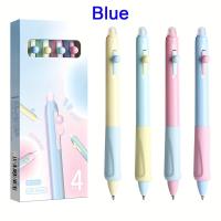 Set De 4 Bolígrafos De Gel Retráctiles Y Borrables 0.5 Mm Para Completer Sudoku Y Crucigramas Ink Black/Blue No Necesitan Blanqueador - details 7