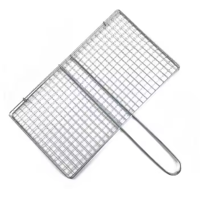 Cesta De Barbacoa Para Asador Red De Carne De Res Y Pescado Tamaño Vegetal Herramienta De Cocina Para BBQ Y Grill - 1