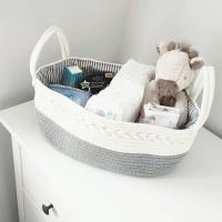 Bolsa De Pañales De Algodón Para Bebé Cesta De Almacenamiento Portátil Para Viajes Eco-amigable Bolsa Para Mamá - details 7