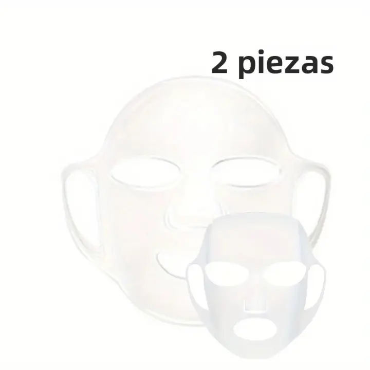 Cubierta De Silicona Para Máscara Fijada En El Oído Herramienta De Cuidado Facial Reutilizable Que Humecta Y Absorbe La Esencia - 1