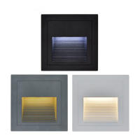 Lámpara De Pared Impermeable IP65 Para Exterior Iluminación De Escaleras Y Jardín Luz De Pies En Recessed Corner Para Exterior - details 6