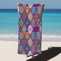 Toalla De Playa De Microfibra HiTurbo Secado Rápido Tamaño Grande 35x71 Pulgadas Toalla De Piscina Super Absorbente Bohe Impresión - details 6