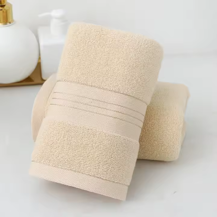 Toalla Universal De Algodón Gruesa Y Altamente Absorbente Para Adultos Y Niños Color Sólido Amigable Con La Piel Para Baño - 1
