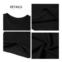Camiseta De Algodón 100% Para Hombre Verano Manga Corta Casual Cuello Redondo Suave Camiseta Básica Ajuste Suelto Tops - details 9
