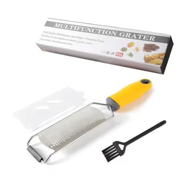 Planificador De Queso De Acero Inoxidable Multifuncional Para Queso Y Limón Herramienta De Cocina Ancha Tabla Para Queso - 1