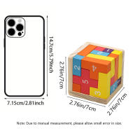 Juguetes De Puzzle 3D De Madera Colorida Luban Lock Clásico Juego Inteligente Para Niños Y Adultos Mini Cubo MBS-145 - details 4