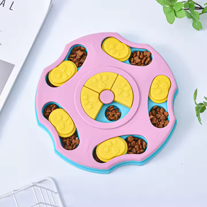 Juguetes De Lógica Para Perros Alimentos Lento Entrenamiento Juego Interactivo Platos De Comida Para Perros Y Gatos Aumenta El IQ Del Perro O Gato - 1
