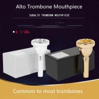 Máscara De Bocina De Tenor Trombón Bach 6 1/2AL AL Material De Cobre Repuesto Para Instrumentos Musicales Accesorios De Metal Dorado/plateado - details 0