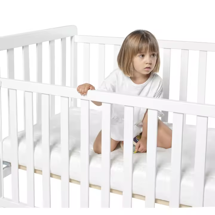 PIKOLIN - Colchón de Cuna BabyUltra HR 12 cm, Tejido 3D Transpirable, Viscoelástica BabyAdapt, Certificación OEKO-TEX, Funda Extraíble, Antialérgico con Tratamiento Allergen-Tech - 1