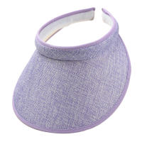 Sombrero De Verano Moda Para Mujer Ajustable Con Visera Protección Solar Para Playa Y Exterior Estilo Casual Color Sólido - details 9
