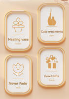 Juego De Bloques Creativos En Forma De Rosa Con Maceta Modelo Decorativo Para Niñas Juguete DIY Para El Día De San Valentín Regalo De Navidad - details 1