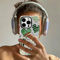 Funda De Teléfono Boho Corazones Para iPhone 17 16 15 14 13 pro Max plus Doble Capa Resistente Al Impacto Antigolpes a Prueba De Polvo Antislip - details 1