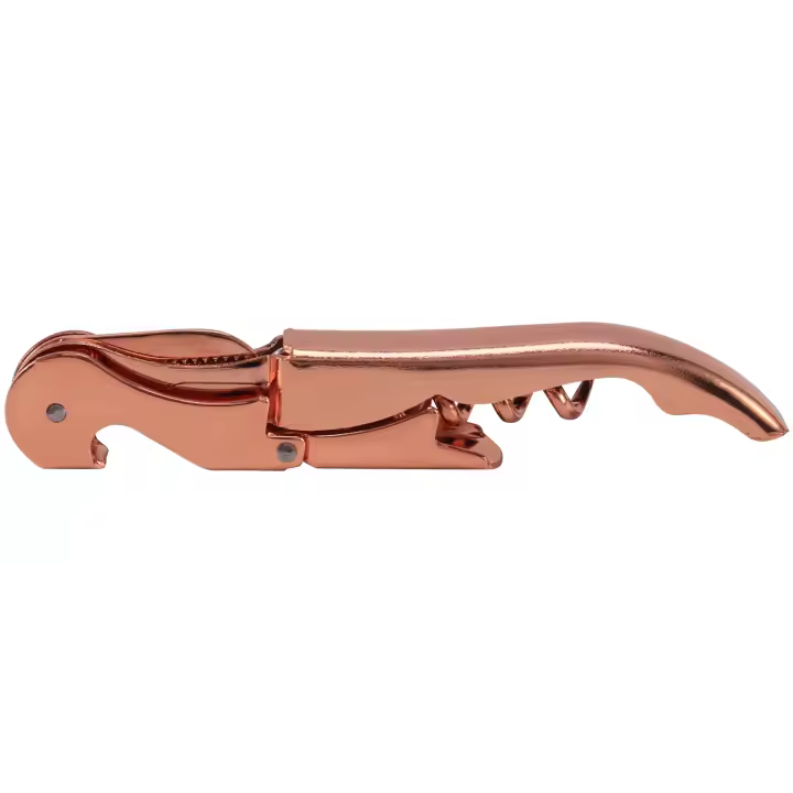 Sacacorchos de Metal para vino tinto, Sacacorchos de oro rosa, multifunción - 1