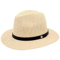 Kebedo Moda Sombrero de Paja para Hombre Mujer de alta calidad, Gorro Panamá de Verano UPF 50, Sombrero Marrón, Estilo Fedora para el Sol, Playa, Fiesta, De ala Ancha, Plegable y Ligero Marrón, Talla Única Ajustable 56-57CM - details 0