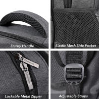 DreamTravel Mochila Gran Capacidad 30L - Impermeable con Organización Inteligente, Múltiples Bolsillos + Soporte para Portátil 17" | Ideal para Viajes/Vacaciones/Estudiantes | Respaldo Acolchado - details 4