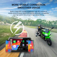 Apple Carplay inalámbrico para motocicleta, navegación GPS portátil Navi, Android, navegador automático, pantalla impermeable IPX7, 7 pulgadas - details 13