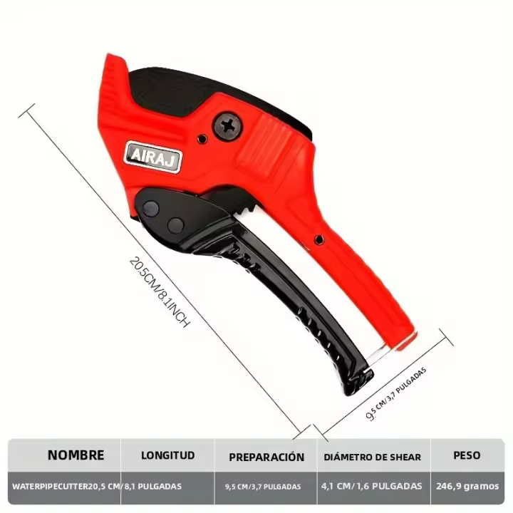 Cortador De Tubos PEX AIRAJ 42mm Herramienta De Corte De Tubos PEX PVC PPR Para Reparaciones De Plomería Uso Doméstico - 1