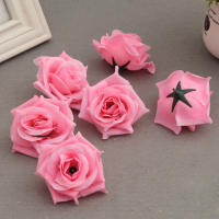 50 Pcs Cabezas De Rosas Artificiales De Seda Para DIY Arreglo De Flores Decoración De Boda Y Hogar Suministros De Manualidades - details 2