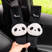 Funda De Cinturón De Seguridad De Peluche Con Diseño De Panda Divertido Para Protección Del Cuello Accesorio Universal Para Coche - details 0