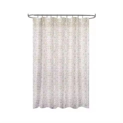 Maurer Cortina Ducha Tela Rosoni 180 X 200 Cm. Impermeable - Fácil de Instalar - 1