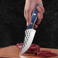 Cuchillo De Cocina 8.2 Pulgadas Con Mango De Madera Sólida Acero Inoxidable Para Uso En Exteriores Camping Barbecue Familiar - details 2