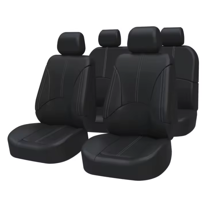 MOV-Funda de asiento de coche universal Funda de cojín de asiento de PU - 1