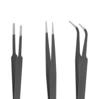 Juego De 6 Piezas De Aretes Precisos Para Reparación Industrial Antiestáticos Para Relojes Joyas Y Electrónica Incluye Aretes De Carbono - details 4