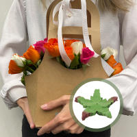 50 Pcs Artificial Torus Calyxes Receptacles Fabric Sepals Petals Para DIY Flores Plantas Cloth Rose Materials Fresh - details 7