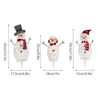 Luces LED De Payaso De Navidad Para Decoración De Jardín Y Exterior Lámpara De Neón De Figura De Navidad Para Hogar Y Vivero - details 4
