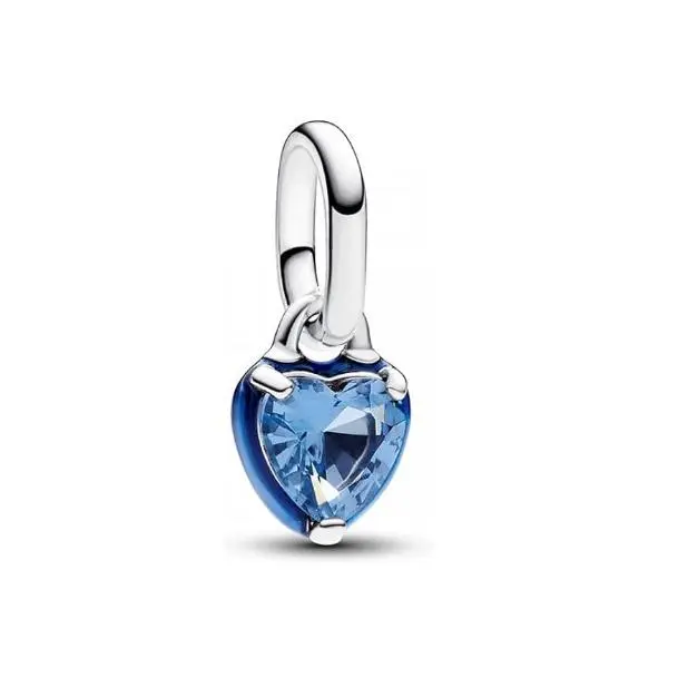 Mini Colgante Pandora ME 793042 C02 Corazón Azul, Viene con embalaje de Caja de regalo original. - 1