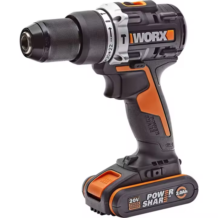 TALADRO PERCUTOR WX352  (2BAT 20V 2AH + CARGADOR) - 1