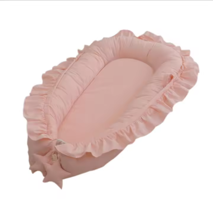Cuna Portátil Para Bebé Con Almohada Y Malla De Seguridad Cuna De Viaje Cuna De Juego Cuna De Acampar Matrícula De Bebé Recién Nacido Niño Niña - 1