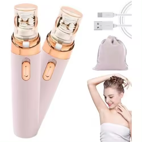 Depiladora facial para mujeres Pluxy Pro 3.0, depiladora facial Pluxy para mujeres, depiladora Pluxy para rostro, Pluxy Co, adecuada para rostro, cuerpo, piernas y axilas (2 piezas) - 1