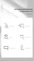 Basurero De Pared Montado Para Cocina Y Baño Con Tapa Deslizante Material PP Blanco/Gris 9L/7L Recipiente De Almacenamiento Rectangular - details 1