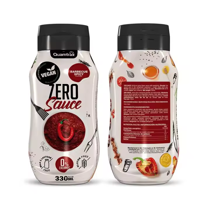Salsas Gourmet Zero - 0% Calorías. 330 ml QUAMTRAX - 1