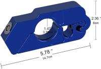Cerradura de brake de motorteta, aleación de Aluminio Cerradura de Manilla de motorteta Cerradura antirobo Cerradura de seuridad (Azul) - details 1