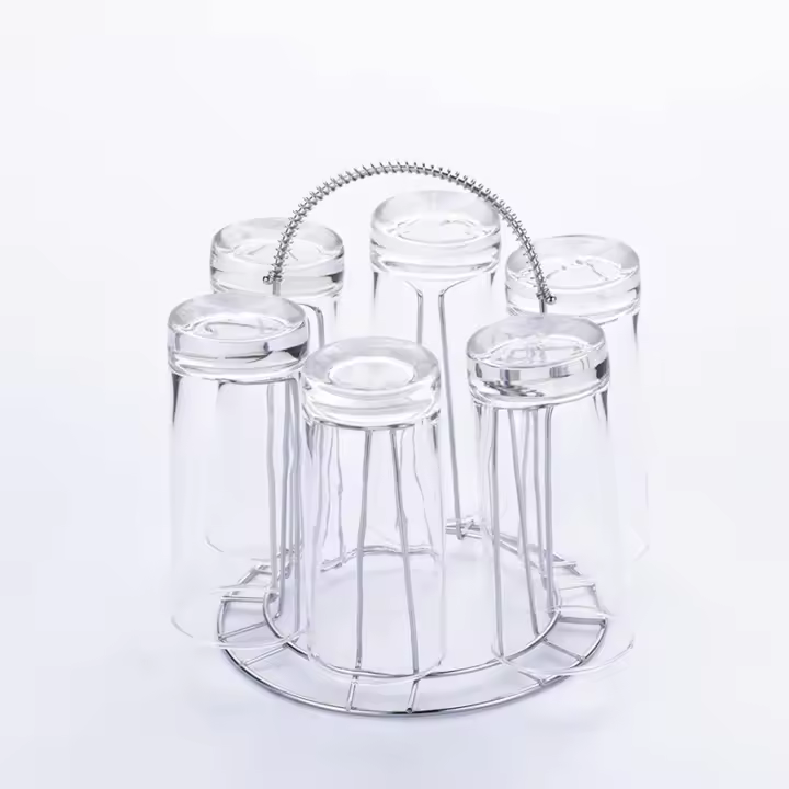 Soporte para tostadas de acero inoxidable para el hogar, vaso de drenaje para bebidas, soporte para vasos - 1