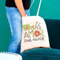 YOSIQUESE Bolsa de Tela | Modelo: 'Más amor' | Productos y regalos solidarios hechos por personas con discapacidad - details 3