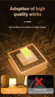 Lámpara De Mesa LED RGB Mini Recargable Luz Nocturna Para Lectura En La Cama Dormitorio Y Uso En Hogar Con Interruptor Táctil Y Control Remoto - details 11